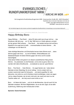 Happy Birthday Bono