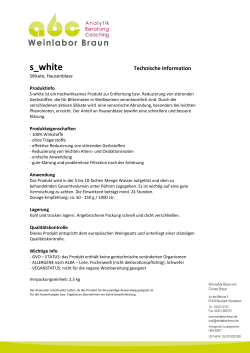s_white - Weinlabor Braun