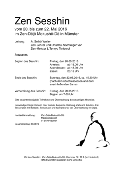 Info - Zen-Dojo M&uuml;nster