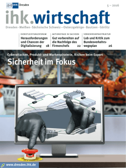 ihk.wirtschaft - IHK Dresden
