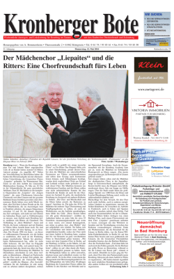 Der Mädchenchor „Liepaites“ und die Ritters