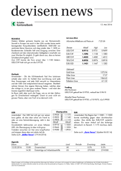 Informative Mittelkurse und Preise um 7.52 Uhr Devisen Aktuell High