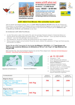 Infos - Schiff-Ahoi