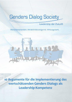 Gleich downloaden! - Genders Dialog Society