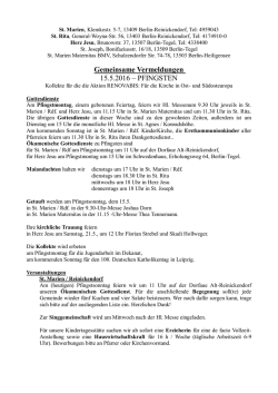 Vermeldungen Osterzeit 7 - sankt-rita
