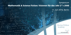 Mathematik & Science Fiction: Visionen für das