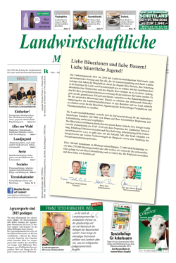 MitteiLungen - Landwirtschaftskammer Steiermark