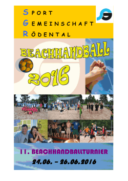11. beachhandballturnier