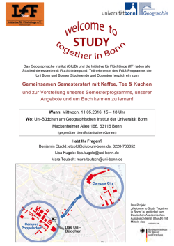 Einladung_Semesterstart_mit logo - Geographisches Institut der