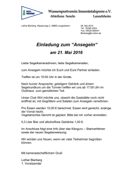 Einladung