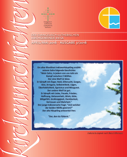 april/mai 2016 - Ev.-Luth. Kirchgemeinde Riesa