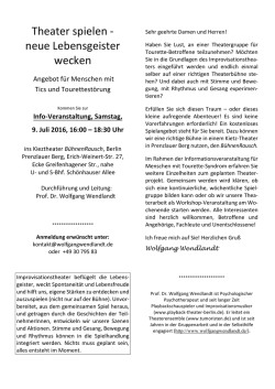 INFO - Tourette Syndrom Homepage
