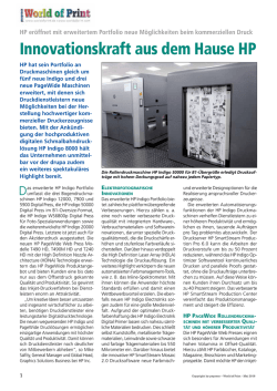 Innovationskraft aus dem Hause HP