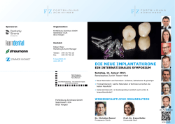 Die neue implantatKrOne - Fortbildung Zürichsee
