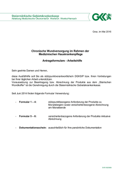 Arbeitshilfe - Steiermärkische Gebietskrankenkasse