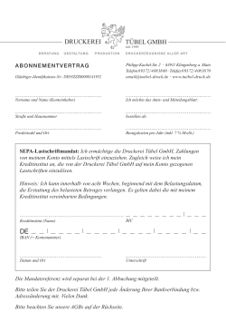 druckerei t&uuml;bel gmbh - Gemeinde Mainaschaff