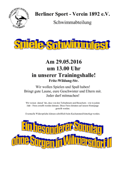 Spielefest - bsv92