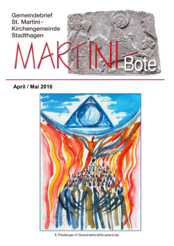April / Mai 2016 ansehen - St. Martini