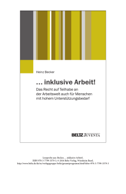 inklusive Arbeit!