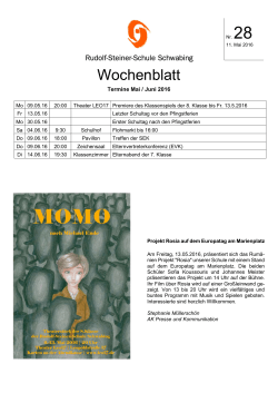 Wochenblatt - Rudolf-Steiner