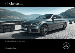 C-Klasse Coupé - Mercedes-Benz