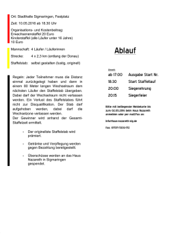 Infoflyer - Haus Nazareth