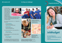 JobBudget - IFD Bremerhaven