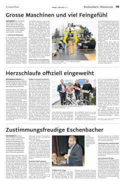 Herzschlaufe offiziell eingeweiht 06.Mai 2016