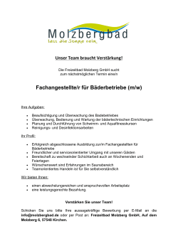 Die Stellenausschreibung k&ouml;nnen Sie hier