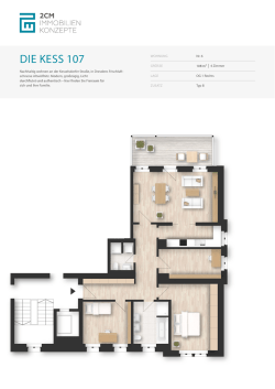 Grundriss Wohnung 6 1. OG 4 Zimmer 108qm Typ B