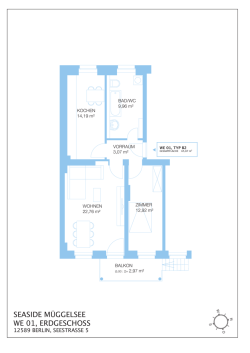 Grundriss - Anne Wulf Immobilien | Berlin