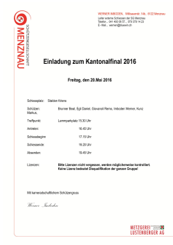 GM Kantonaler Final
