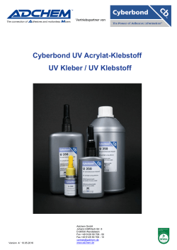 UV Acrylat-Klebstoff