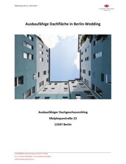 Ausbaufähige Dachfläche in Berlin-Wedding