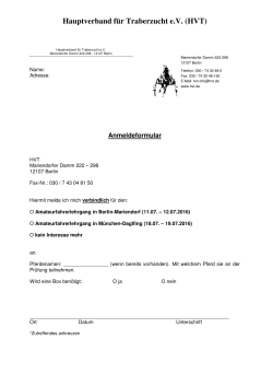 PDF-Formular - Hauptverband für Traberzucht eV