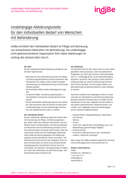 Informationsblatt IndiBe