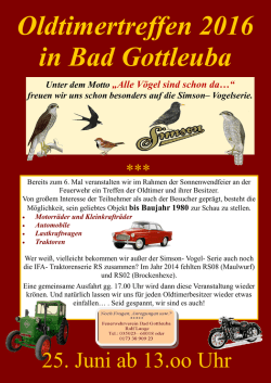 Oldtimertreffen 2016 in Bad Gottleuba