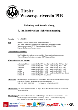 Ausschreibung