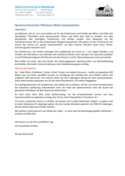 Info-Brief - Nikolaus-Ehlen