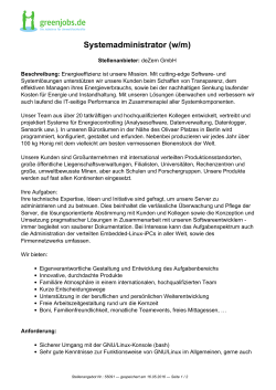 Dieses Stellenangebot als PDF speichern