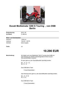 Detailansicht Ducati Multistrada 1200 S Touring €,€von