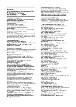 Ausschreibung Eggebek