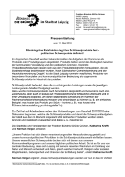 „Produkten“ des Leipziger Haushalts irgendwie zusammenzustoppeln.