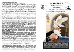 pfarrbrief - Pfarre Olang