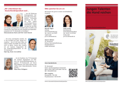 Flyer Deutschlandstipendium für Privatpersonen