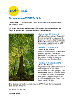 Für ein lebensWERTEs Spiez