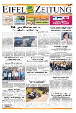 Hitziges Wochenende f&uuml;r Motorradfahrer - Eifel