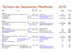 Termine VCP Nauheim 2016 bis 2019x