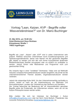 Informationen - Buchinger|Kuduz