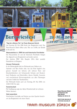 Einladung  - Tram